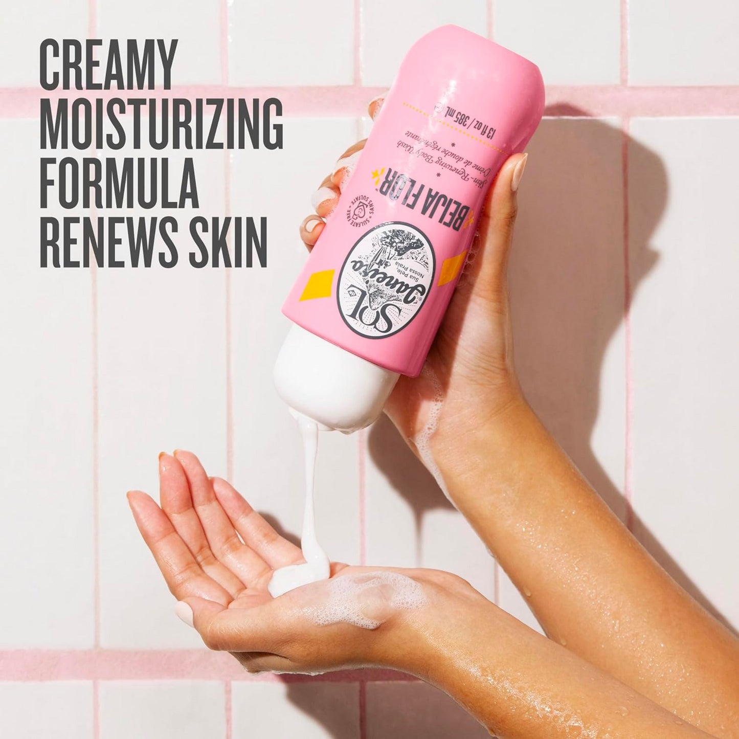 Mini Gel de Baño Renovador Beija Flor de Sol de Janeiro - 3 oz / 90 ml