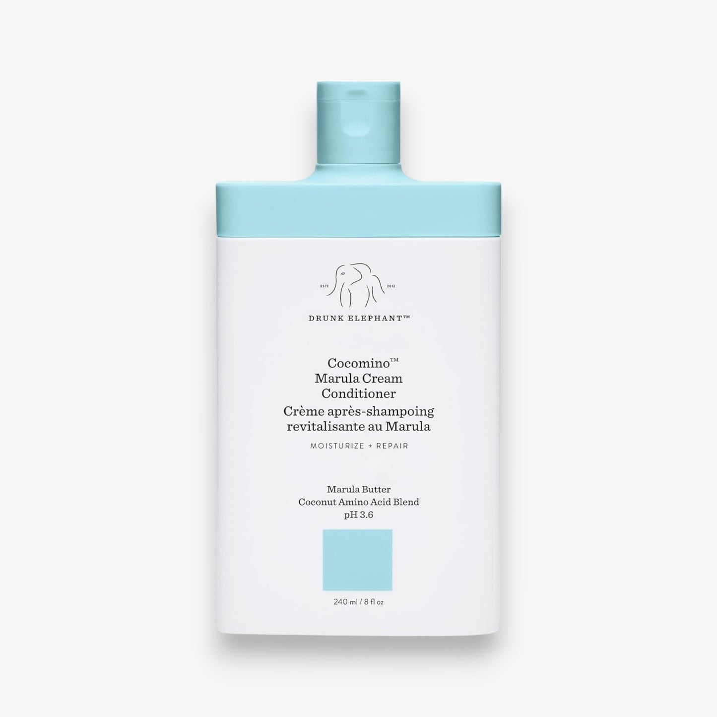 Condicionador Drunk Elephant de Creme de Coco e Marula 8 oz / 240 ml