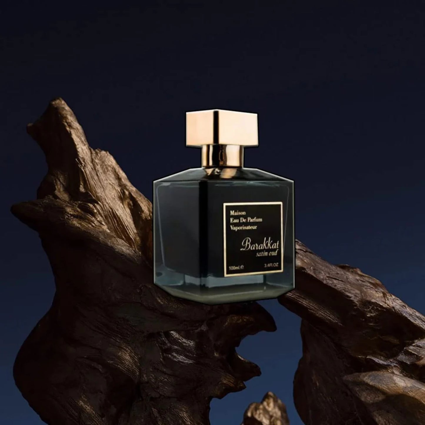 Barakkat Satin Oud por Fragrance World Eau de Parfum 3.4 Oz/100ml