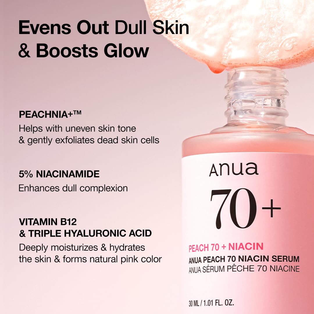 Sérum Iluminador de Durazno y Niacinamida al 70% de Anua