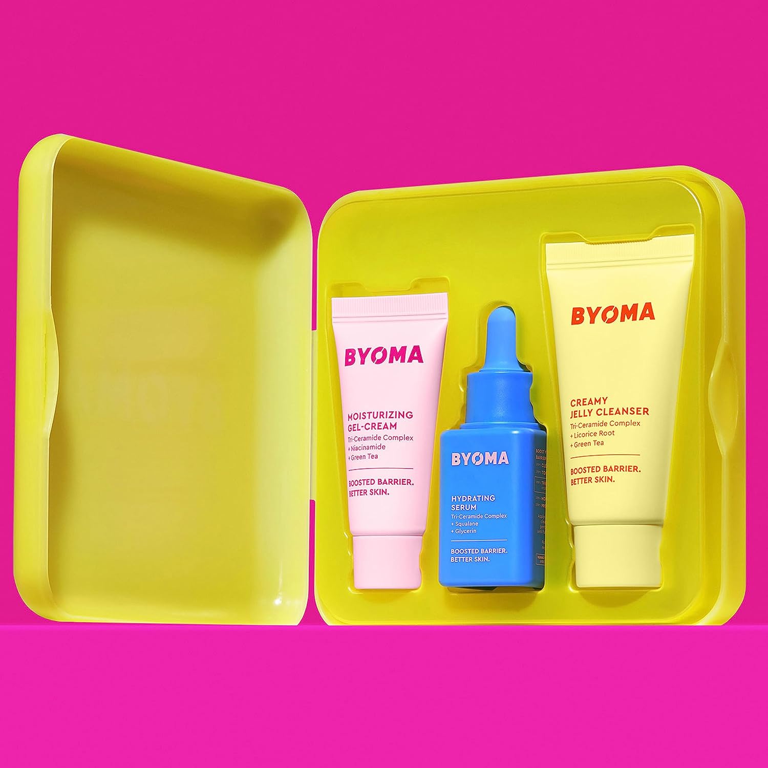 Set de 3 Piezas para Hidratación Facial Byoma