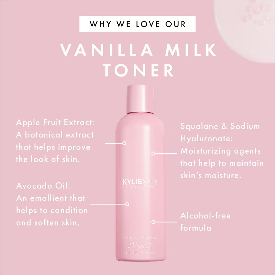 Kylie Skin Vanilla Milk Toner - 8 fl oz / 236ml