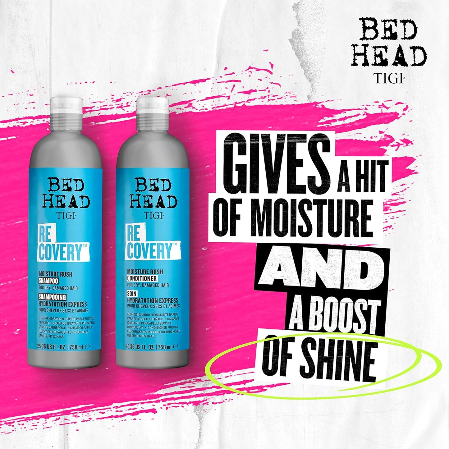 Kit de Shampoo e Condicionador Recovery para Cabelo Seco da Tigi - 25.36 oz/750ml