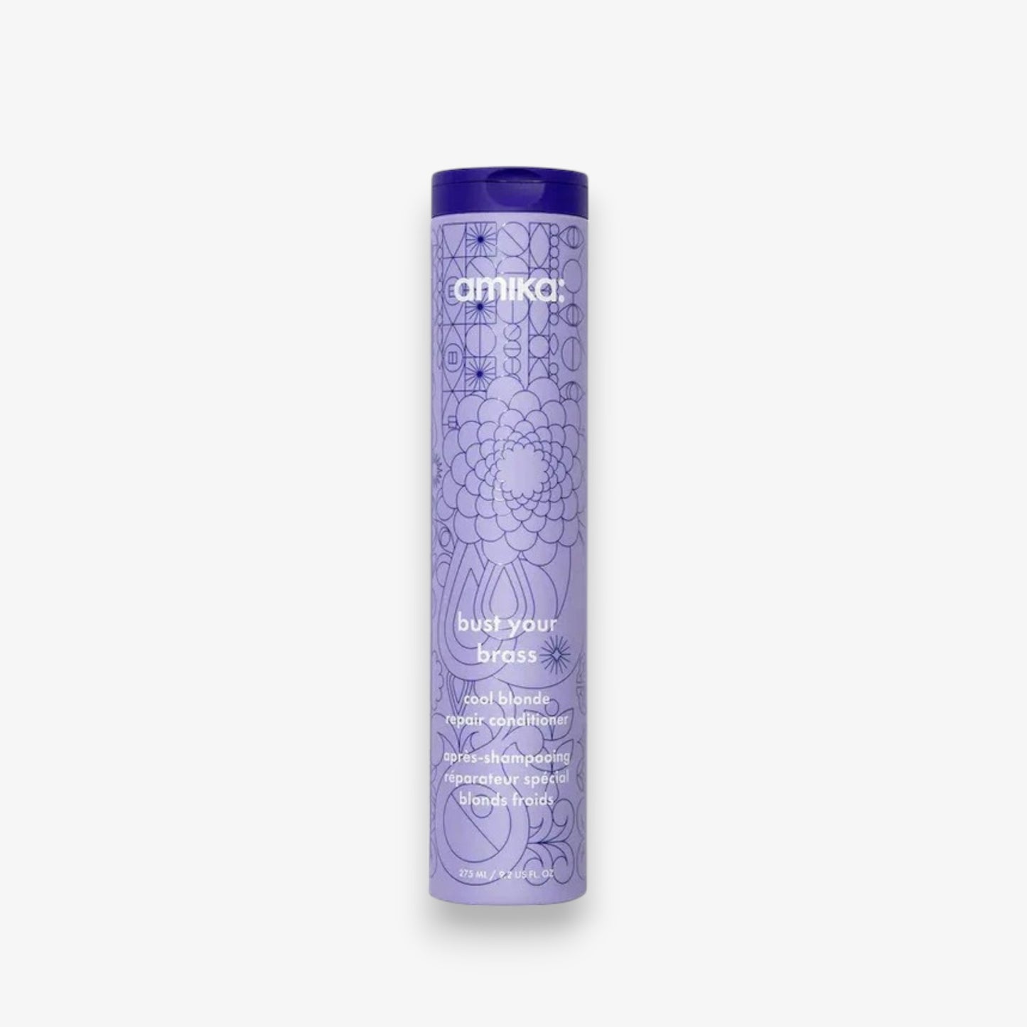 Acondicionador para Cabello Rubio Bust Your Brass Blonde Purple 275ml de Amika