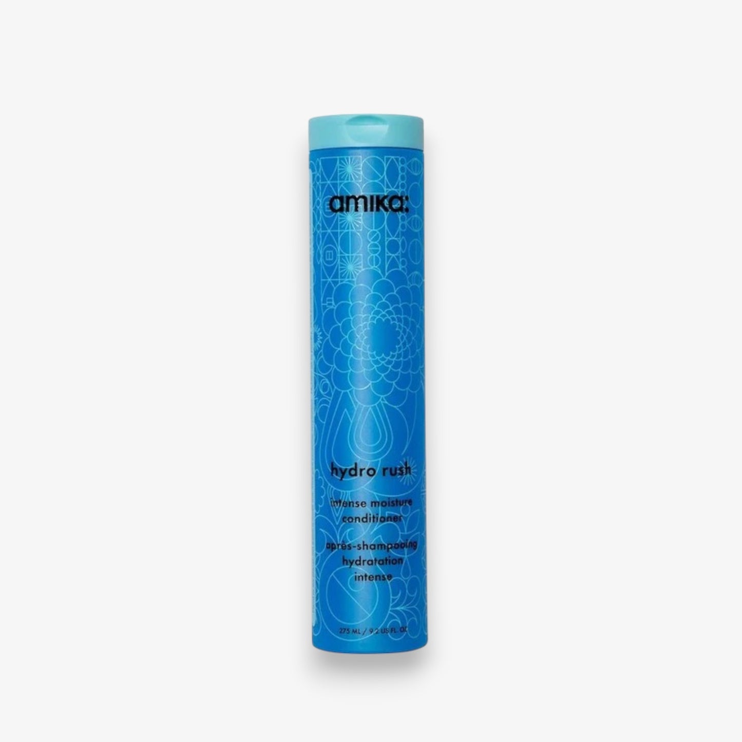Amika Hydro Rush Condicionador de Hidratação Intensa com Ácido Hialurônico 275ml da Amika
