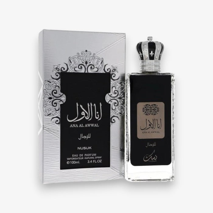 Ana Al Awwal Black By Nusuk EDP Perfume 3.4 oz/100 ml