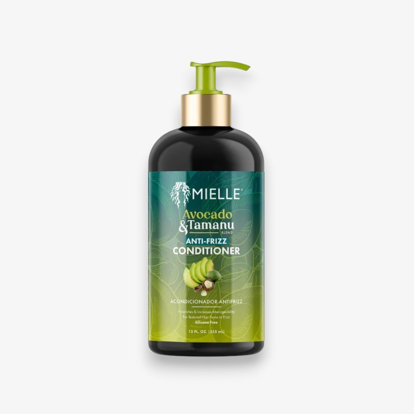Acondicionador Anti-Frizz de Aguacate y Tamanu de Mielle 12.0 oz / 355ml