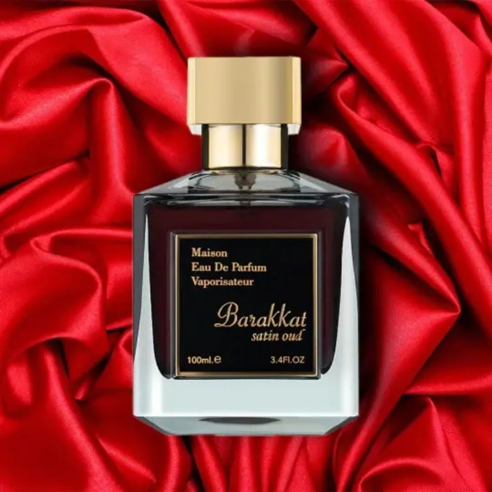 Barakkat Satin Oud por Fragrance World Eau de Parfum 3.4 Oz/100ml