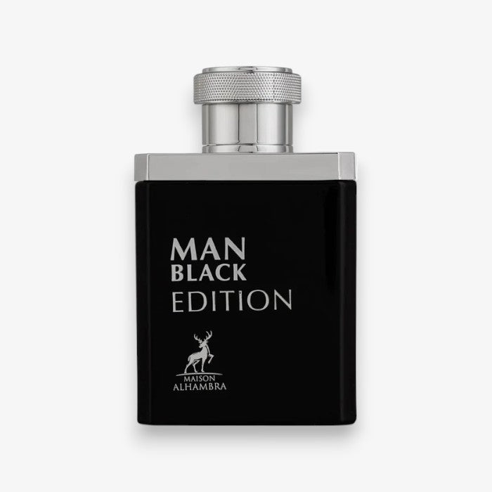 Black Edition By Maison Alhambra EDP Perfume for Men 3.4 oz/100 ml