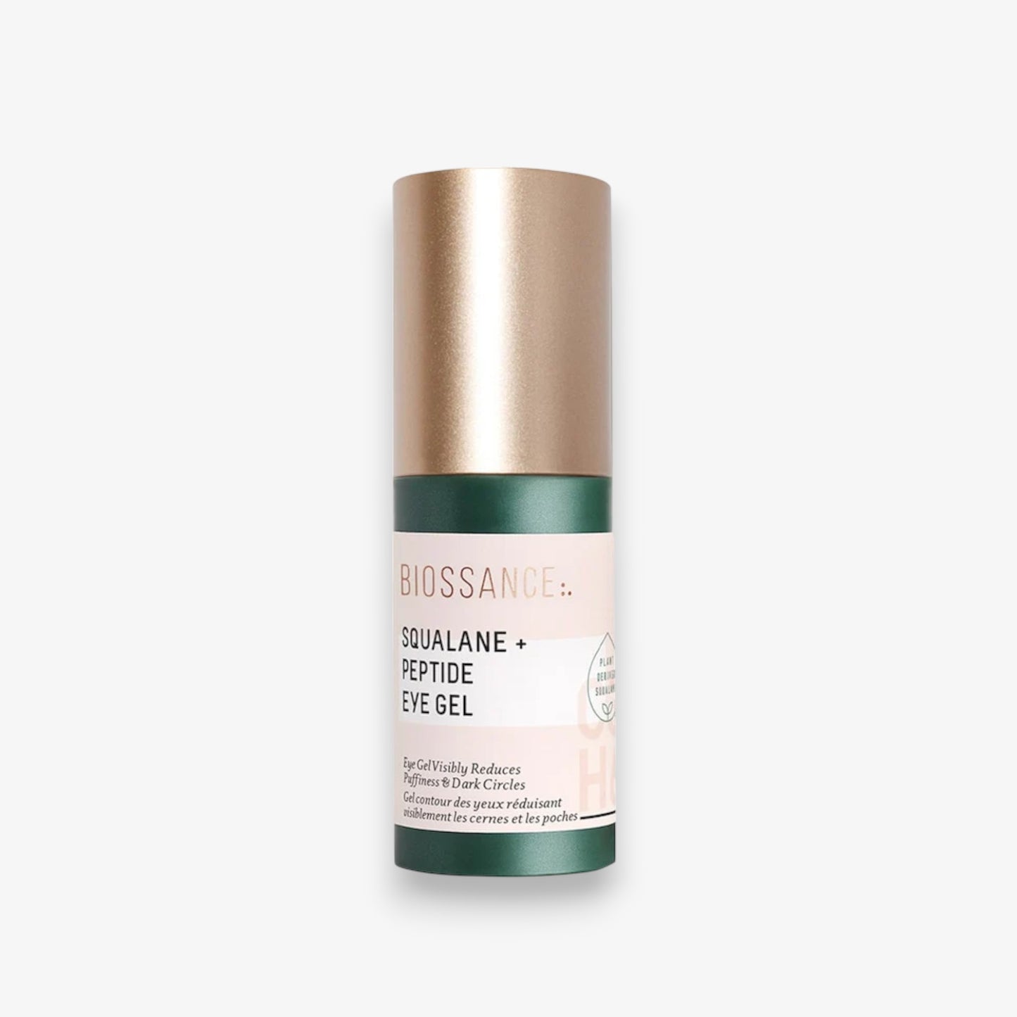 Gel Iluminador y Desinflamante para Ojos Biossance con Escualeno + Péptidos 15 ml