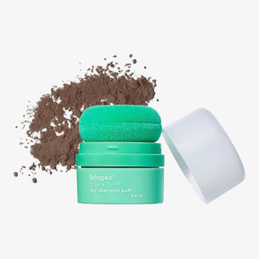 Briogeo Style + Treat Non-Aerosol & Talc-Free Dry Shampoo Powder Puff