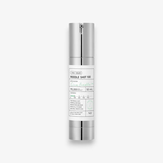 VT COSMETICS CICA Reedle Shot 100, Daily Night Exosome Microneedling Serum 1.69Fl Oz/ 50 mL
