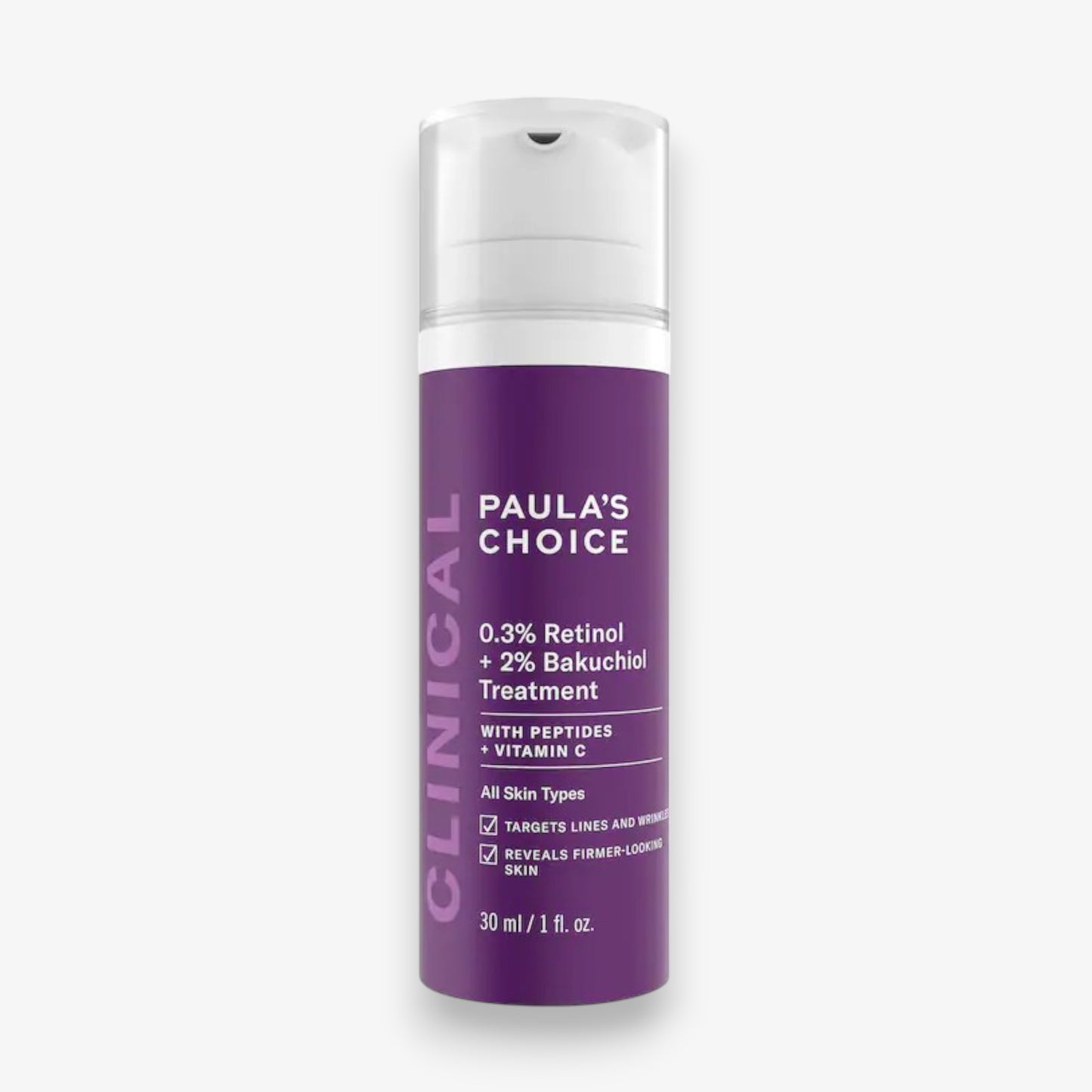 Paula's Choice Clinical 0.3% Retinol + 2% Bakuchiol Treatment 1 oz/ 30 mL