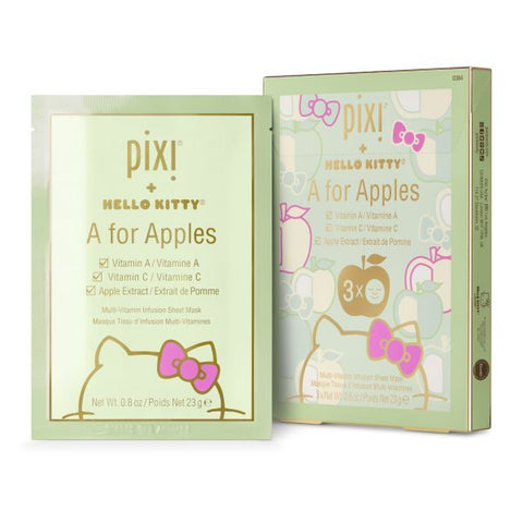 Máscara Facial Hello Kitty A for Apples da Pixi 3 x 23 g / 0.8 oz