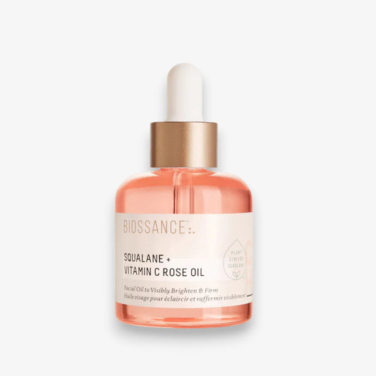 Biossance Squalane + Vitamin C Rose Brightening and Firming Face Oil