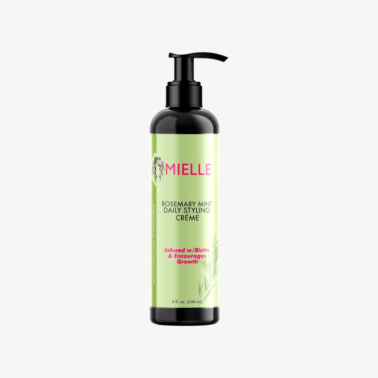 Crema de Estilo Diario de Romero y Menta de Mielle 8 oz / 240 ml