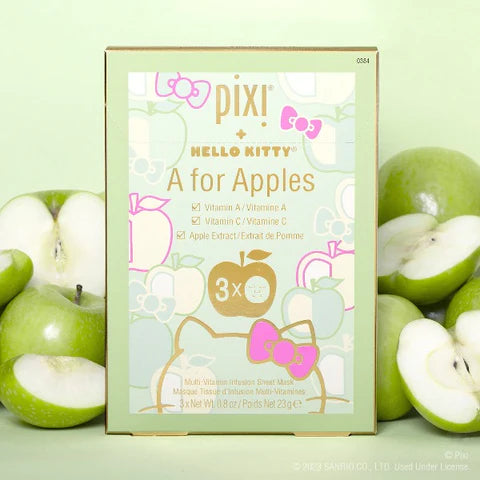 Máscara Facial Hello Kitty A for Apples da Pixi 3 x 23 g / 0.8 oz