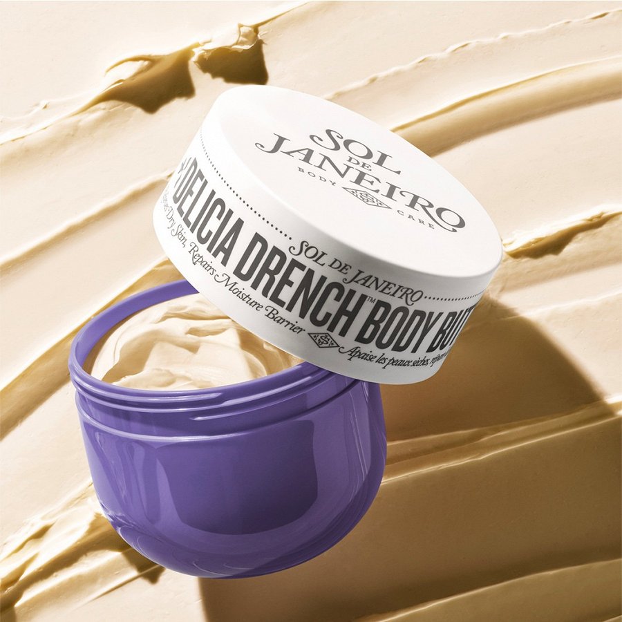Mini Manteca Corporal Delícia Drench de Sol de Janeiro para Hidratación Intensa y Reparación de la Barrera Cutánea - 2.5 oz / 75 ml