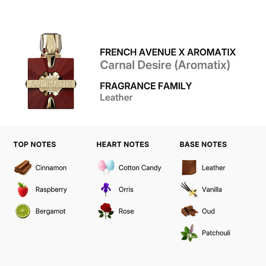 French Avenue Carnal Desire Aromatix Eau de Parfum - 3.3 FL OZ / 100 ML