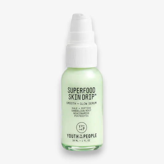 Youth To The People Superfood Skin Drip Smooth + Glow Barrier Serum with Peptides + Niacinamide 1 oz / 30 ml