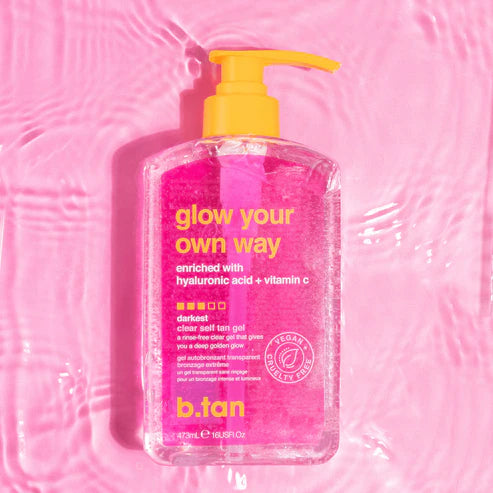 B.tan Glow Your Own Way The og Glow - Gel autobronceador 473ml / 16 Oz