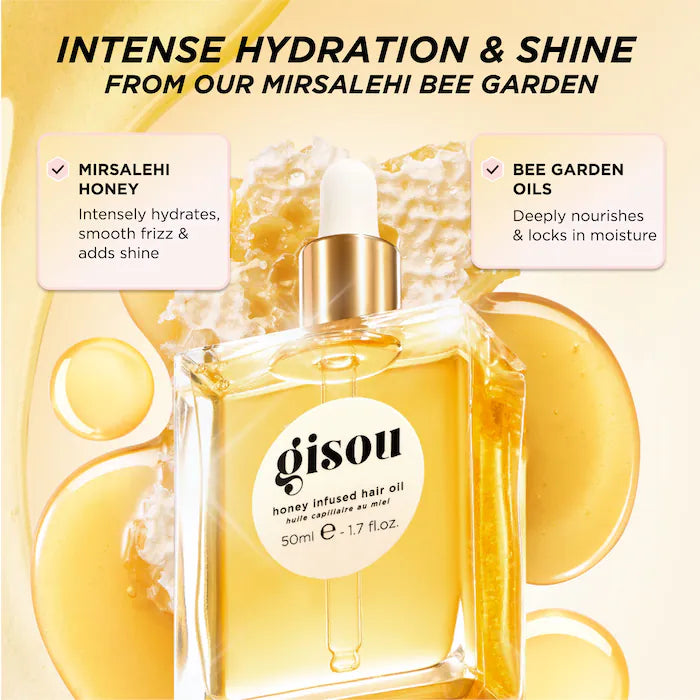 Mini Aceite para el Cabello con Infusión de Miel de Gisou 0.7 fl oz / 20ml
