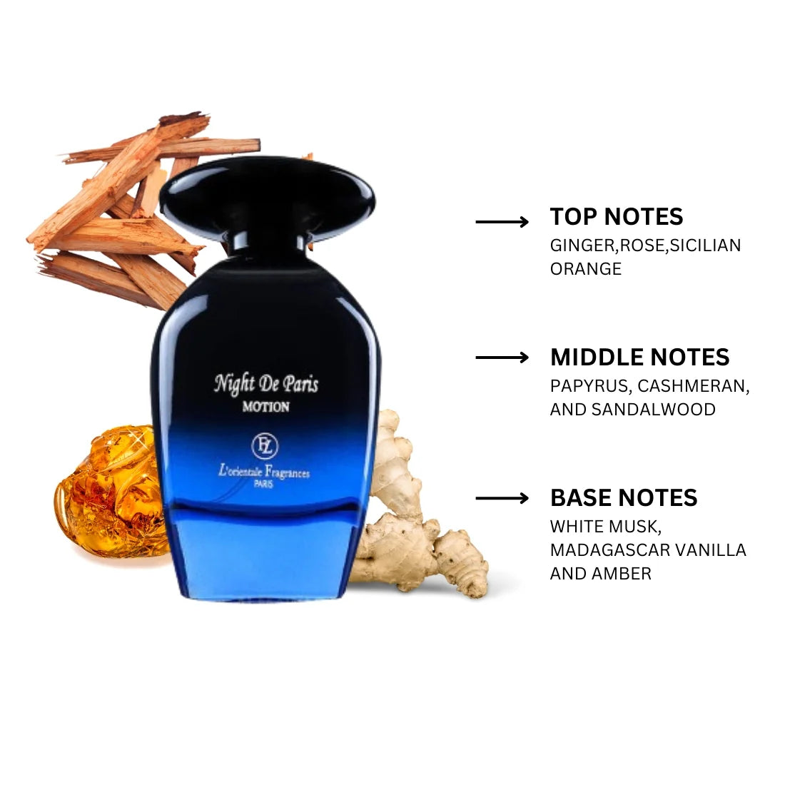 Night de Paris Motion by L'orientale Fragrances 3.3Oz / 100ml