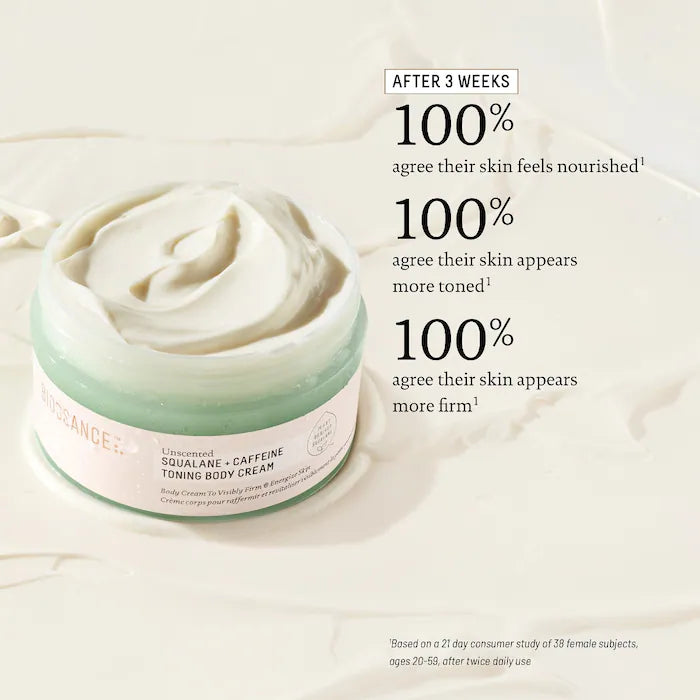 Crema Corporal Tonificante Biossance con Escualeno + Cafeína 200 mL