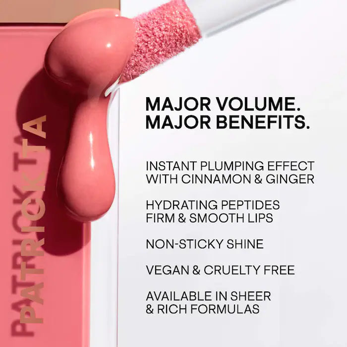 Patrick Ta Major Volume Plumping Lip Gloss 0.3 oz