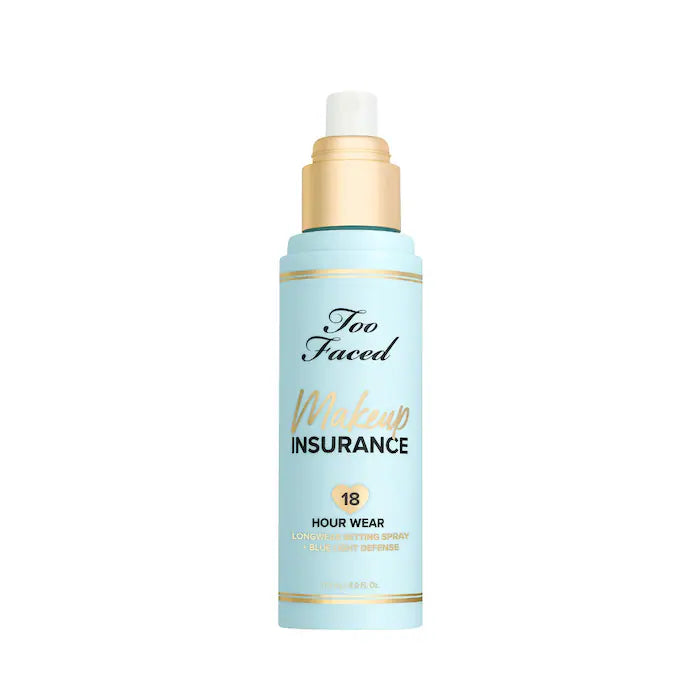 Too Faced Makeup Insurance Longwear Setting Spray + Blue Light Defense 4 oz / 113.1 mL