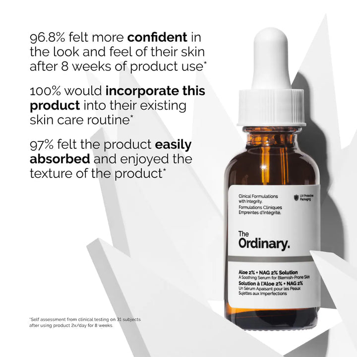 Solución de Aloe 2% + NAG 2% de The Ordinary 30ml