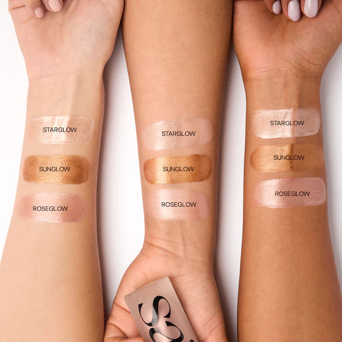 Mini Gel Super Luminoso Glowy Iluminador Multiusos Ligero y Radiante Sunglow de Saie 0.5 oz / 15 mL