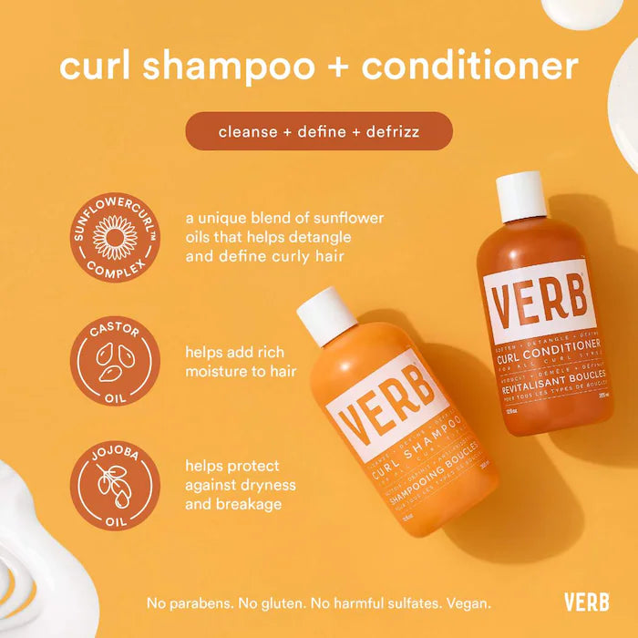 Condicionador Curl para Ondas, Cachos e Espirais da Verb 12 oz / 355 mL