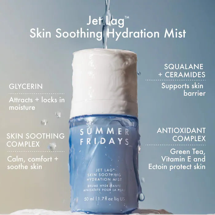 Summer Fridays Jet Lag Skin Soothing Hydration Mist 1.7 oz/ 50 mL