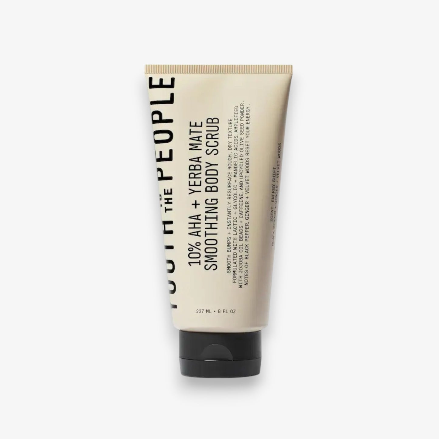 Exfoliante Corporal Energizante de Yerba Mate con Polvo de Semilla de Oliva Reciclada de Youth To The People 8 oz / 237 mL