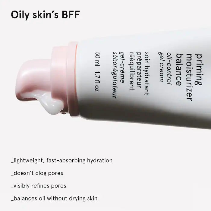 Gel-Crema Control de Grasa Equilibrante Priming Moisturizer Balance de Glossier - 1.7 oz / 50 ml