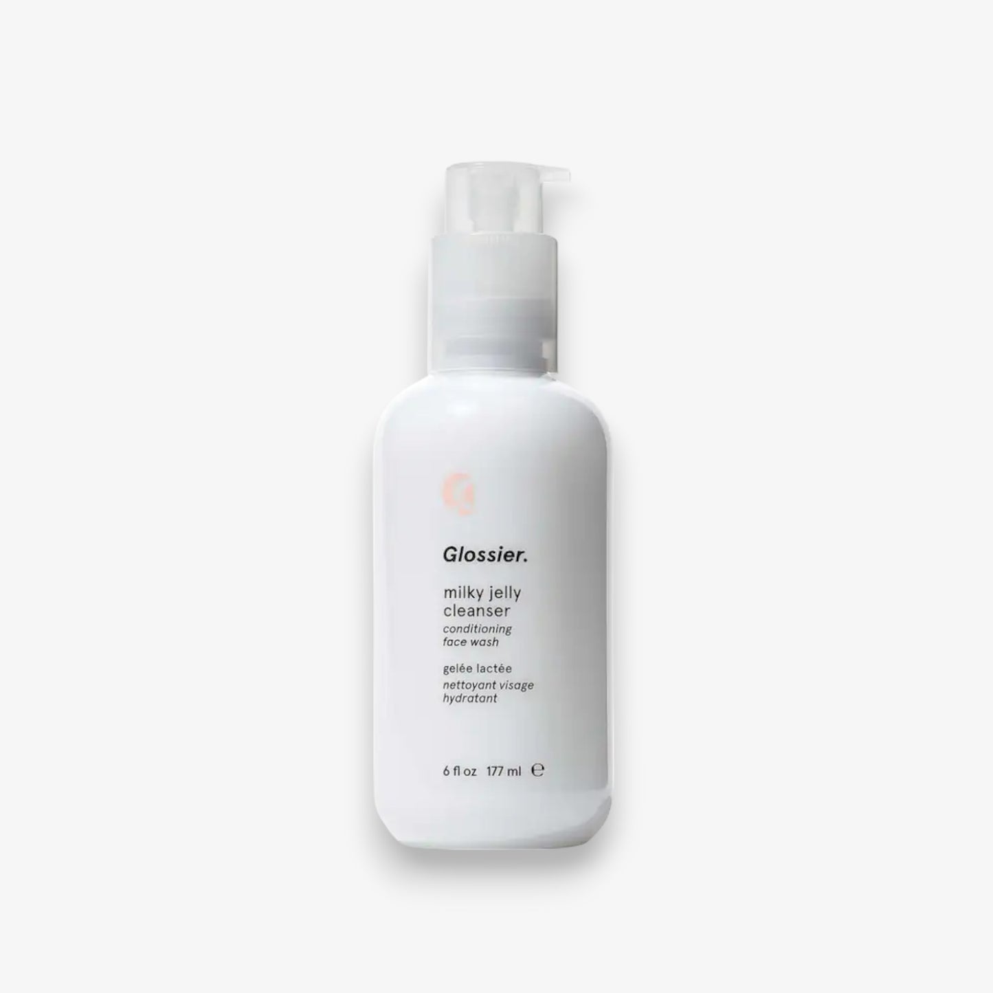 Glossier Milky Jelly Gentle Gel Face Cleanser - 6 fl oz / 117ml
