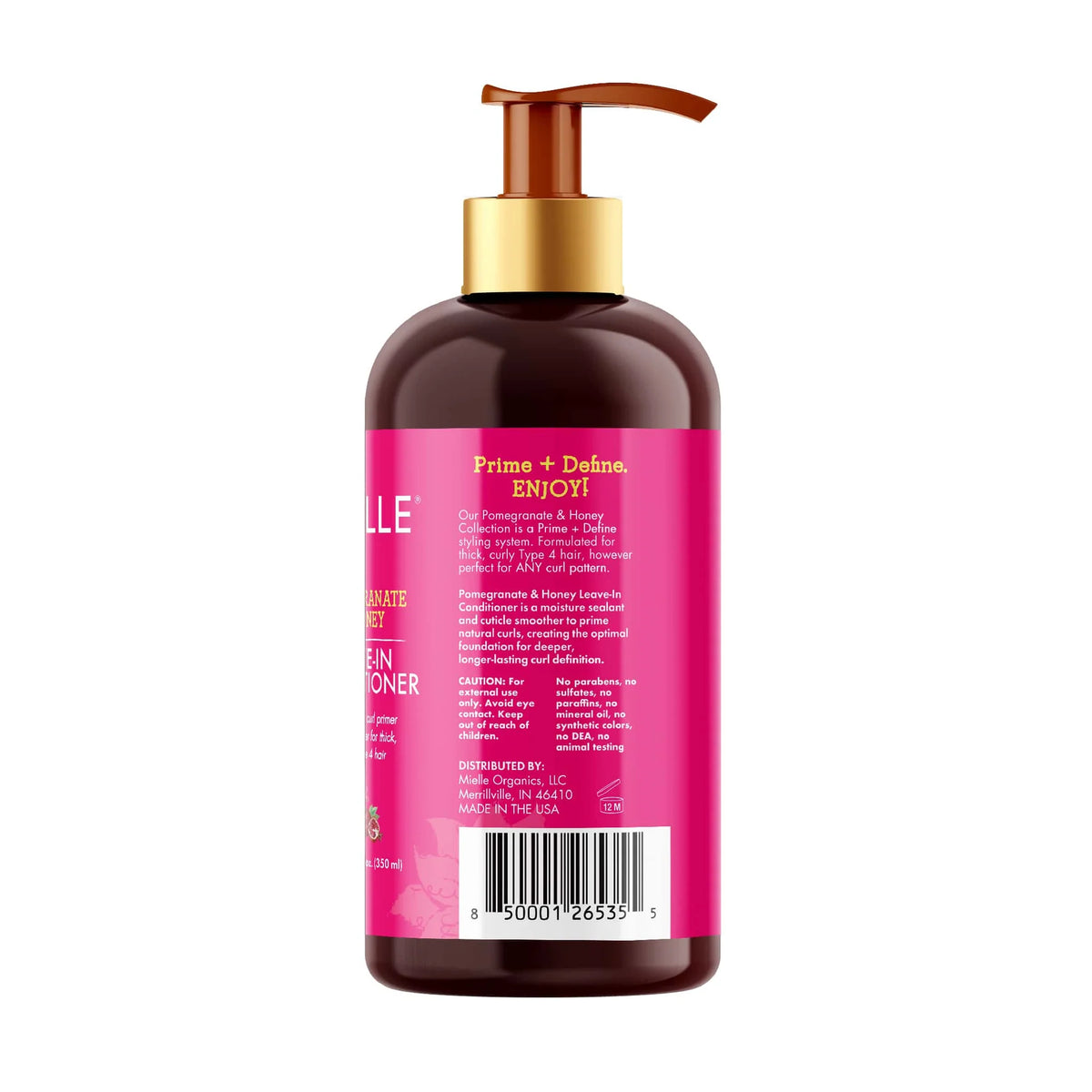 Condicionador Sem Enxágue de Romã e Mel da Mielle 12.0 oz / 350 mL