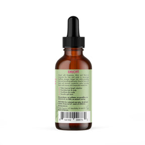 Óleo Fortalecedor de Couro Cabeludo e Cabelo de Alecrim e Hortelã da Mielle 2.0 oz / 59 mL