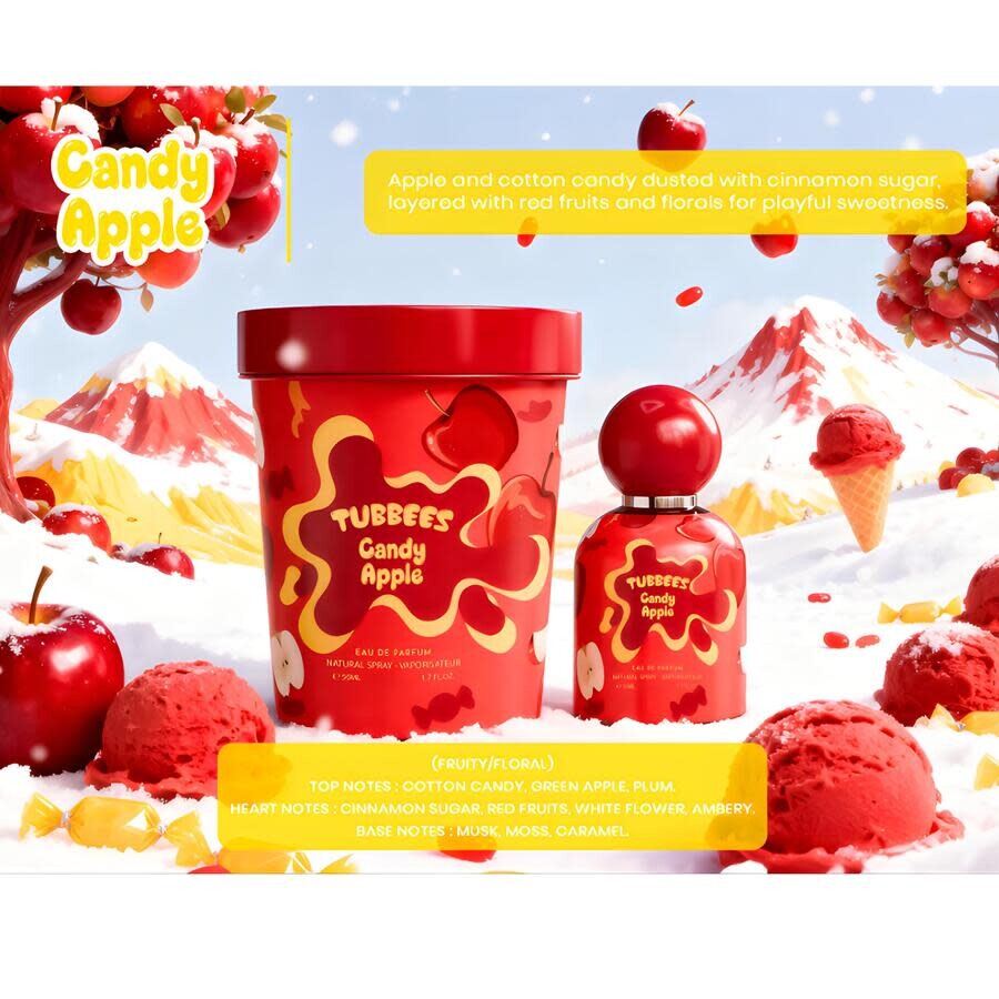 Grandeur Tubbees Candy Apple Eau de Parfum - 1.7 FL OZ / 50 ML