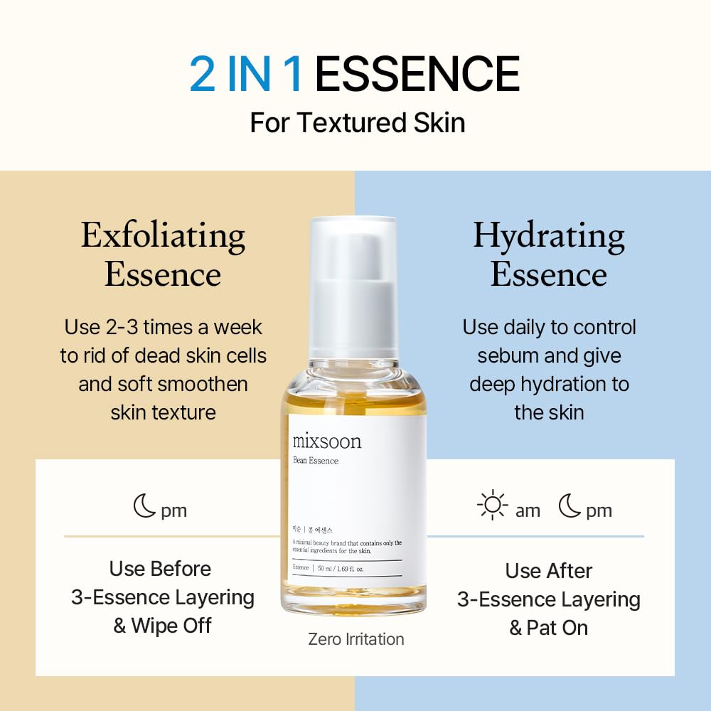 mixsoon Bean Essence Exfoliating Hyaluronic Acid Serum
