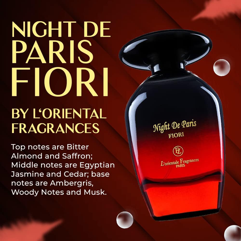 Night de Paris Fiori by L'orientale Fragrances Unisex 3.3 Oz / 100ml