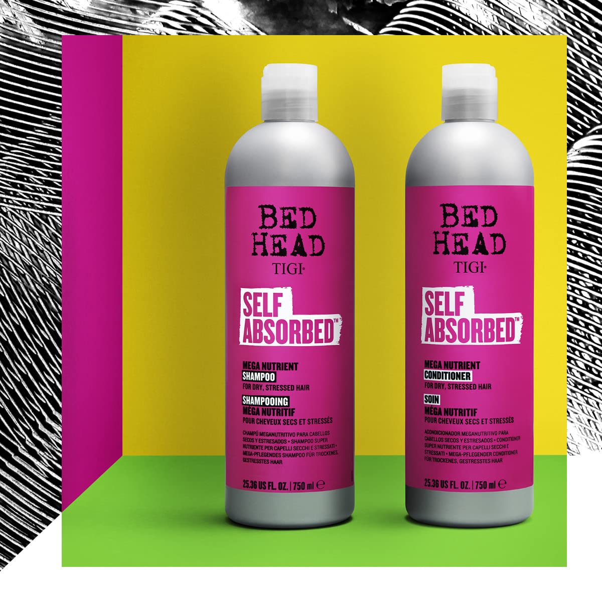 Tigi Self-Absorbed Shampoo and Conditioner Pack - 25.36 oz/750ml