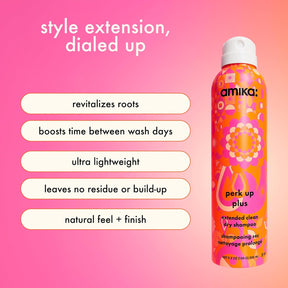 Mini Shampoo Seco Limpieza Extendida Perk Up Plus 68ml de Amika 