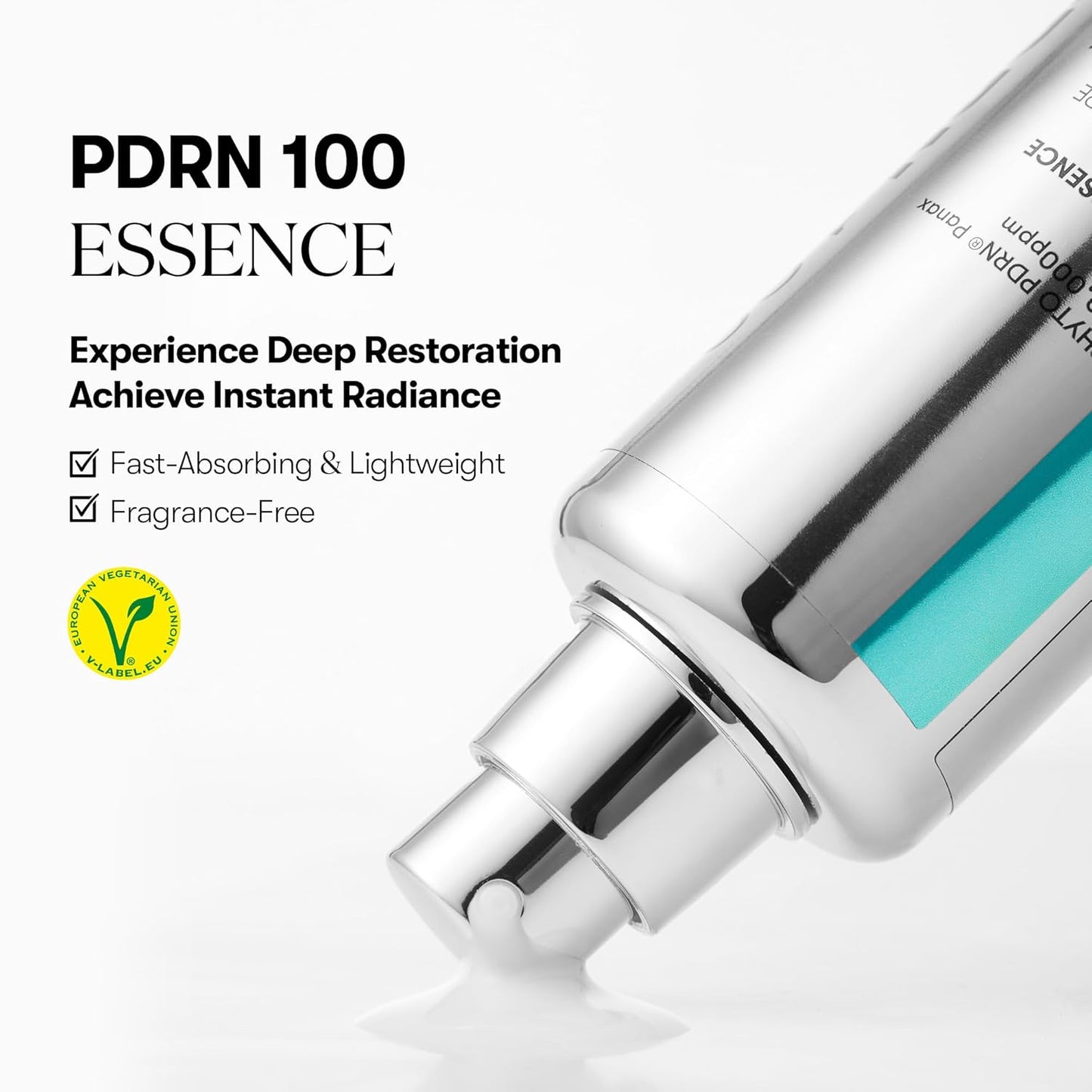 VT COSMETICS PDRN 100 Essence Intensive Glow Serum 1.01 fl. Oz. / 30 mL