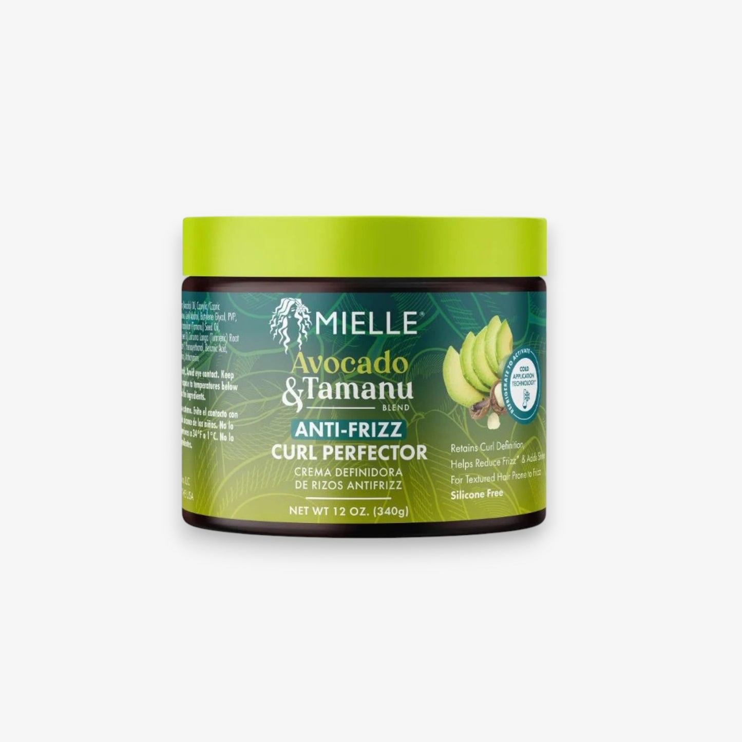 Perfeccionador de Rizos Anti-Frizz de Aguacate y Tamanu de Mielle 12 oz / 340g