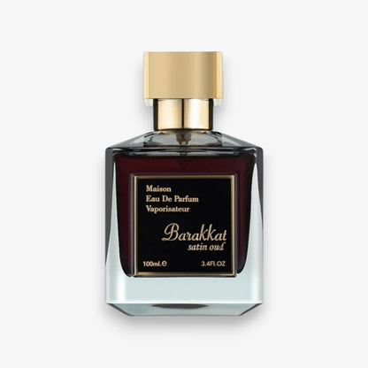 Barakkat Satin Oud By Fragrance World Eau de Parfum 3,4 onças/100ml