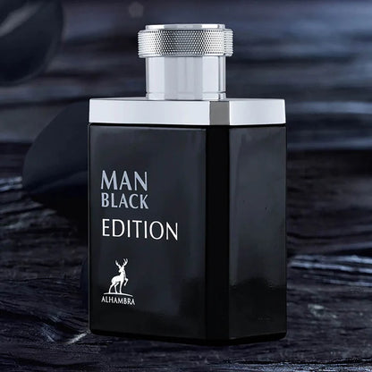 Perfume EDP Black Edition para hombre, 3,4 oz/100 ml