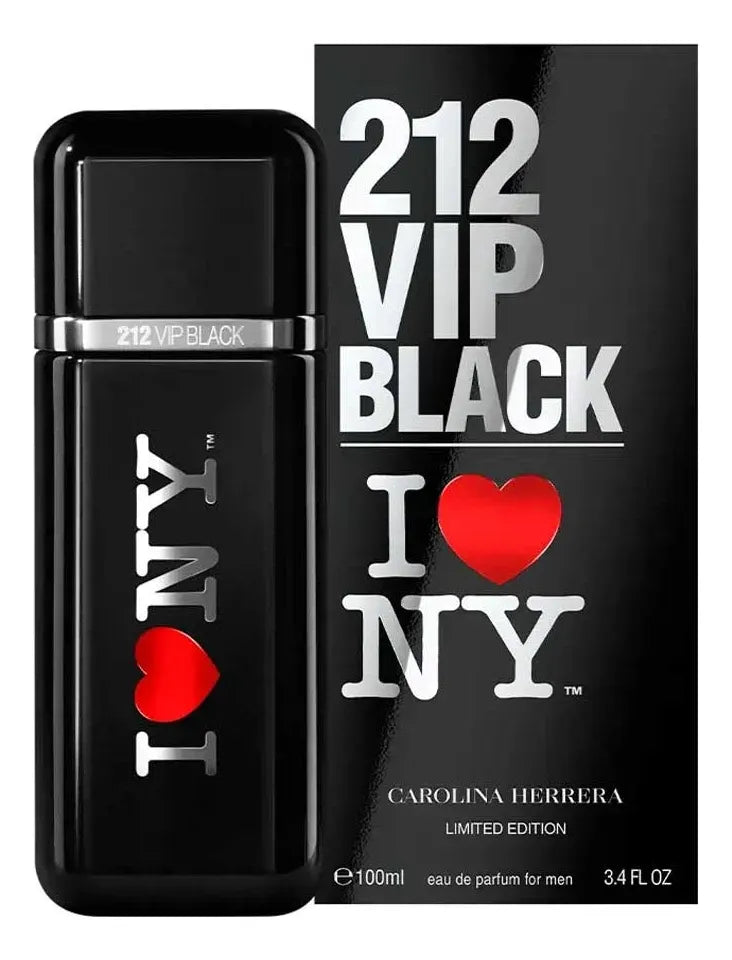 Carolina Herrera 212 VIP Black I Love NY Limited Edition Eau de Parfum dor Men 100ml