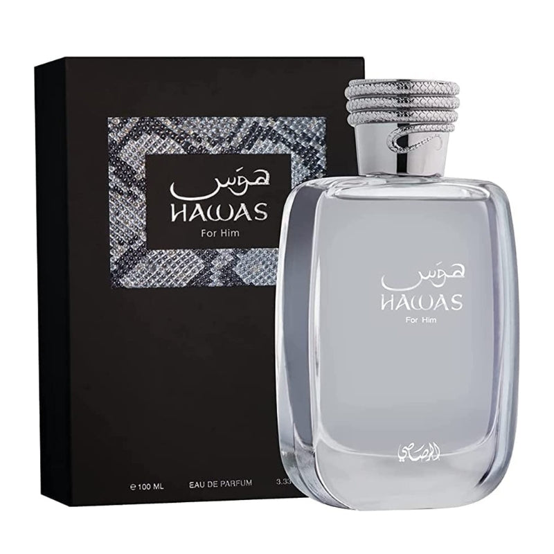 Perfume Hawas EDP para hombre 3,4 oz/100 ml